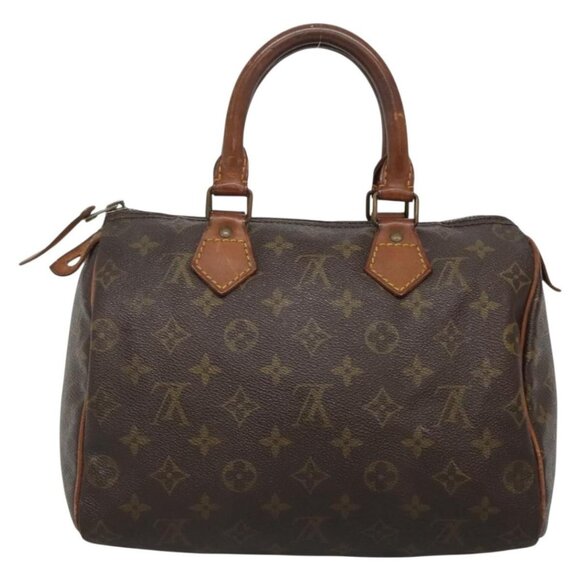 LOUIS VUITTON Monogram Speedy 25 Hand Bag LV Auth - Picture 3 of 16